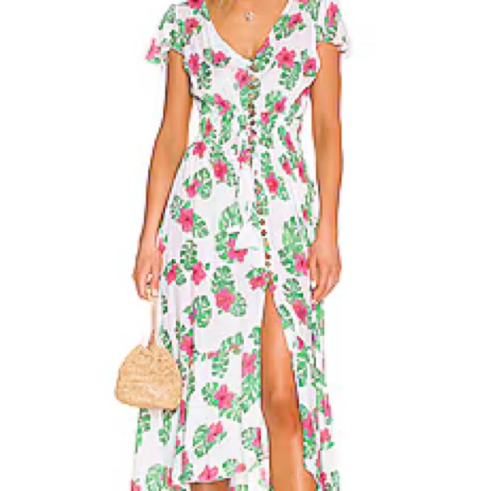Revolve Tiare Hawaiian dress NEW WITH TAGS